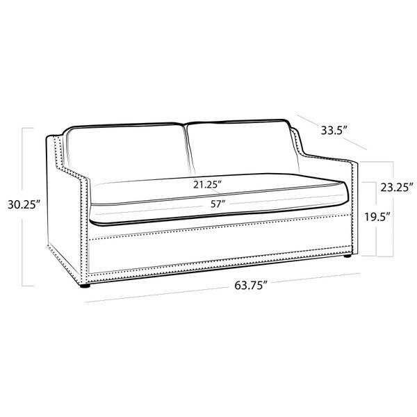 Posh Velvet Sofa